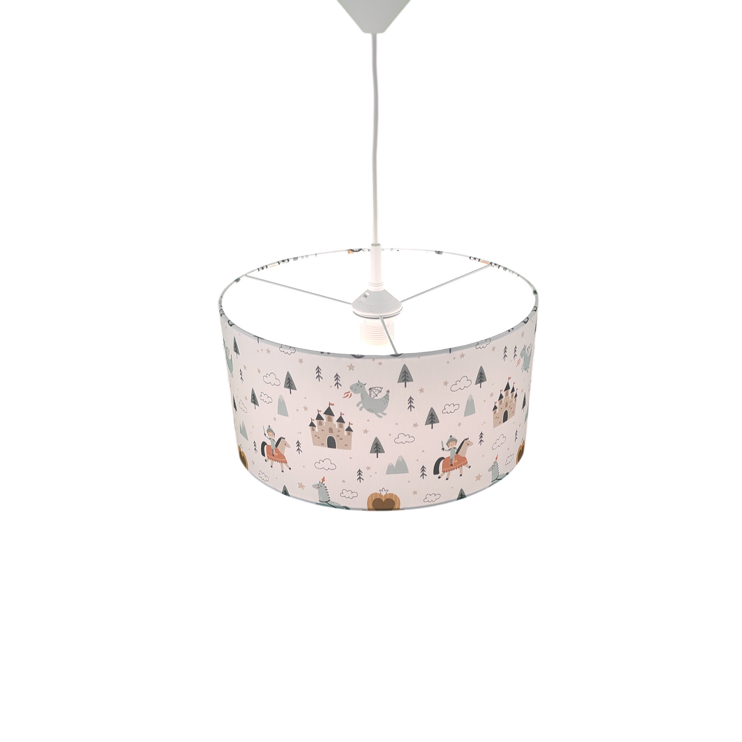 Stoff-Pendelleuchte Ritter Theo
