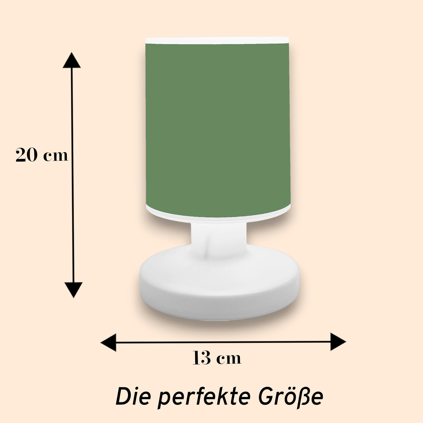 Akku-Tischleuchte Salbeigrünl