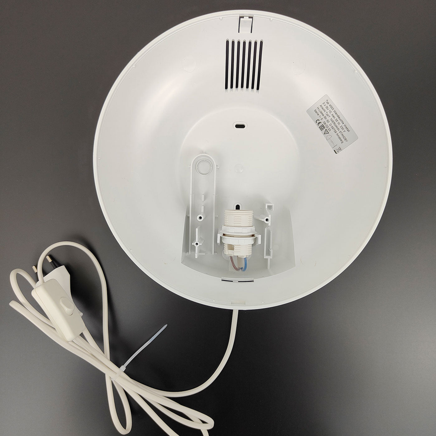 Wandleuchte Baustelle