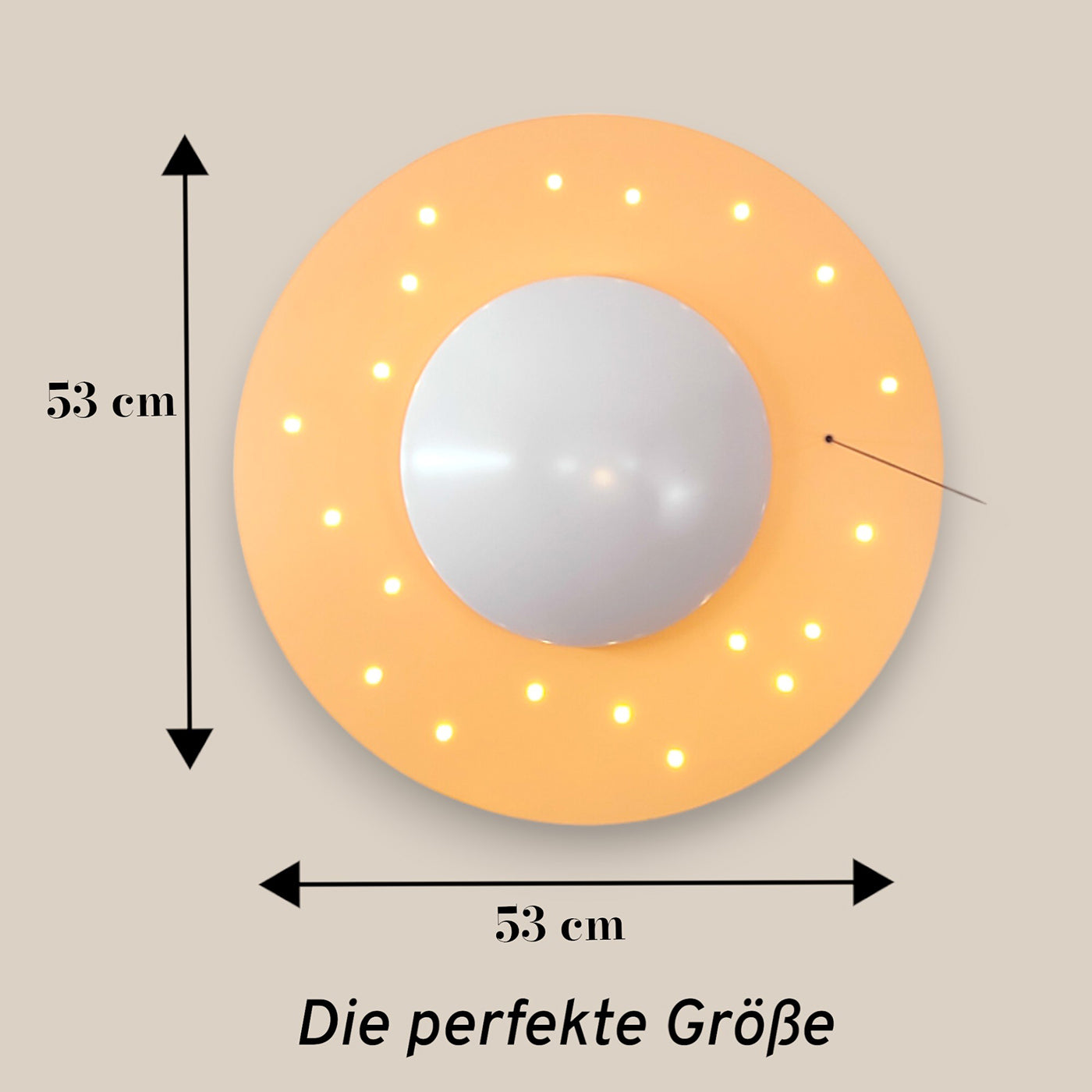 Deckenleuchte Starlight, Peach Fuzz