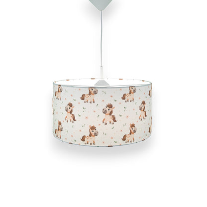 Stoff-Pendelleuchte Pony Paula