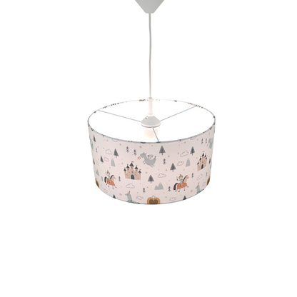Stoff-Pendelleuchte Ritter Theo