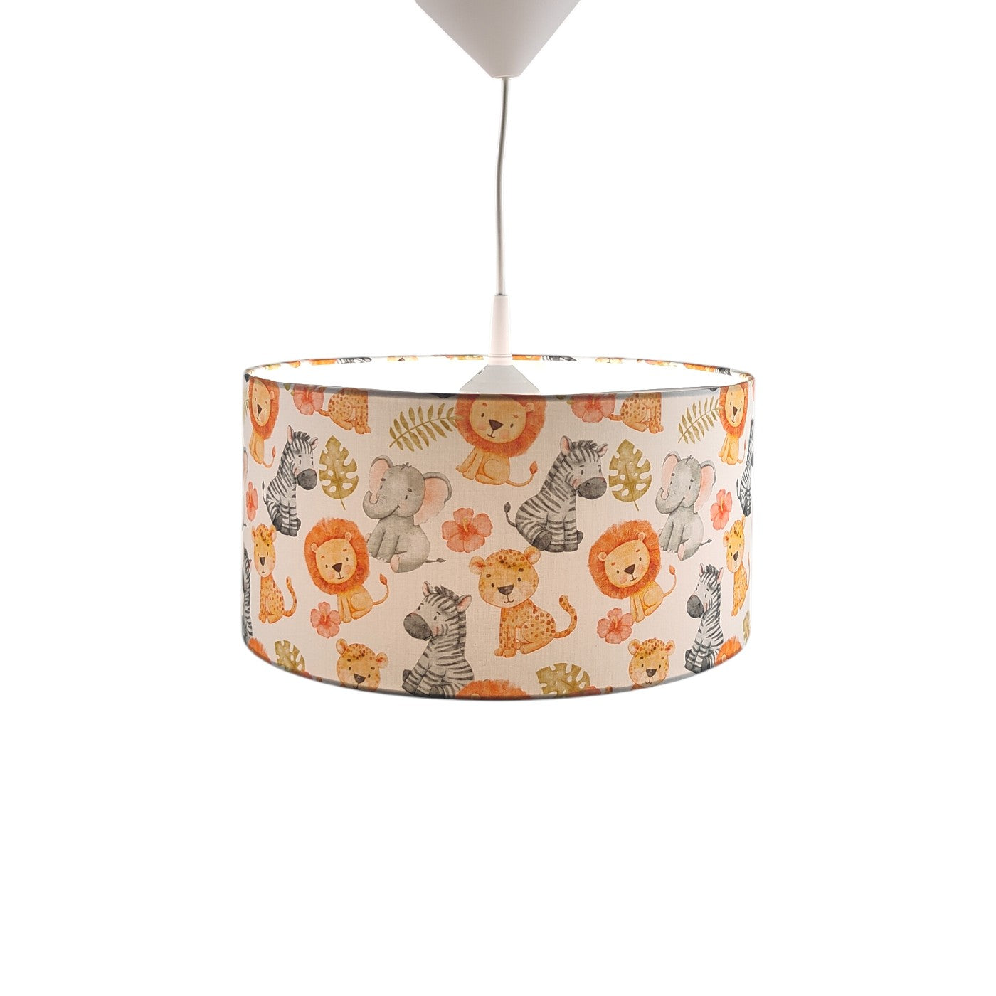 Stoff-Pendelleuchte Little Safari