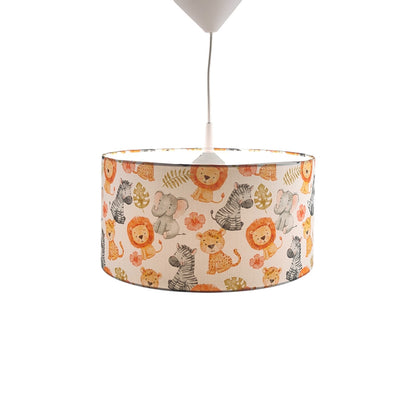 Stoff-Pendelleuchte Little Safari
