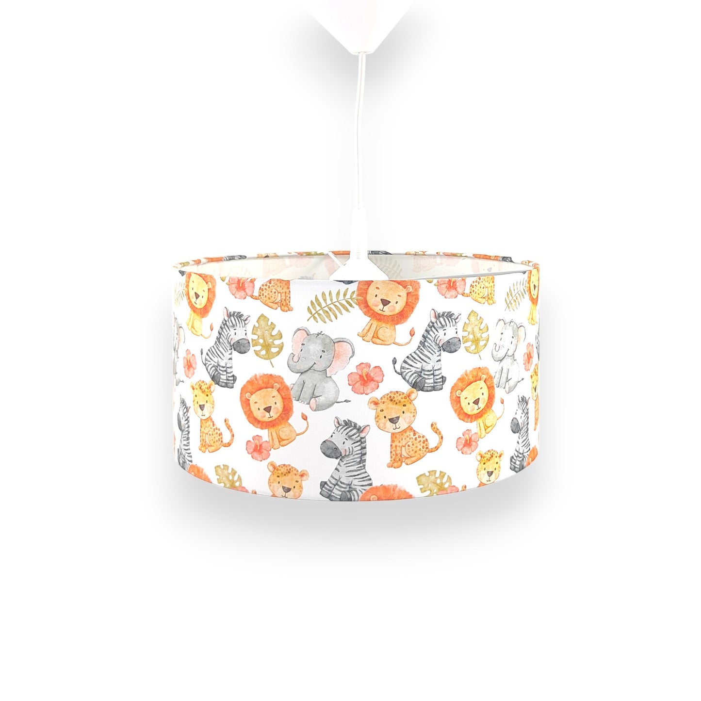 Stoff-Pendelleuchte Little Safari