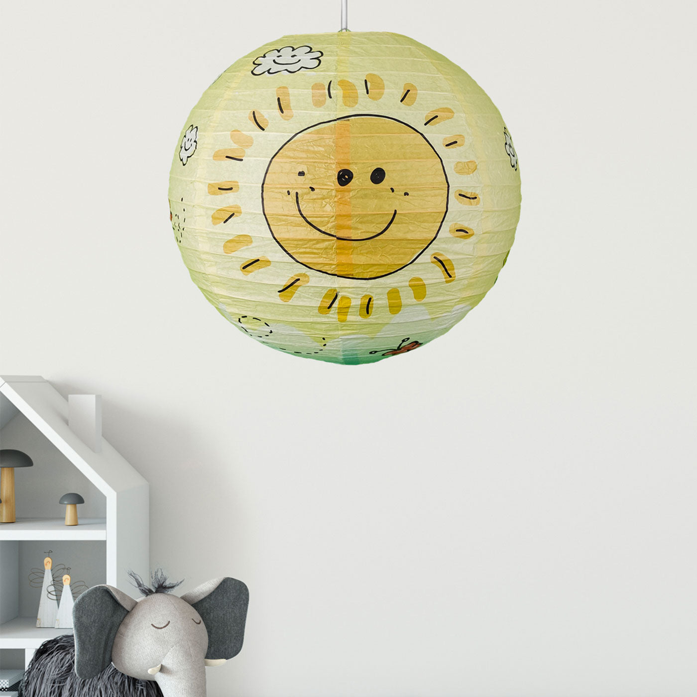 Pendelleuchte Papierballon Sunny