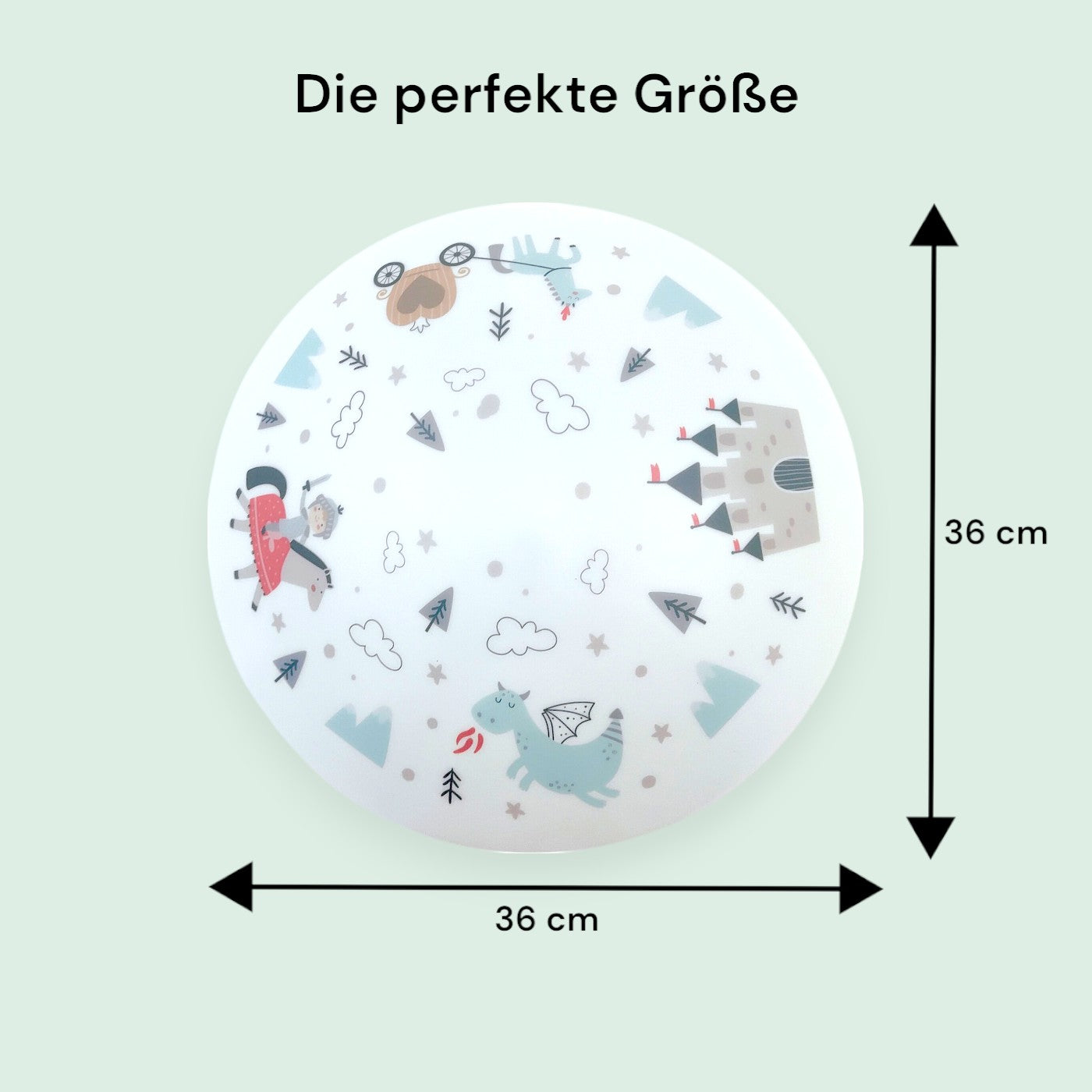 Deckenschale "Ritter Theo"